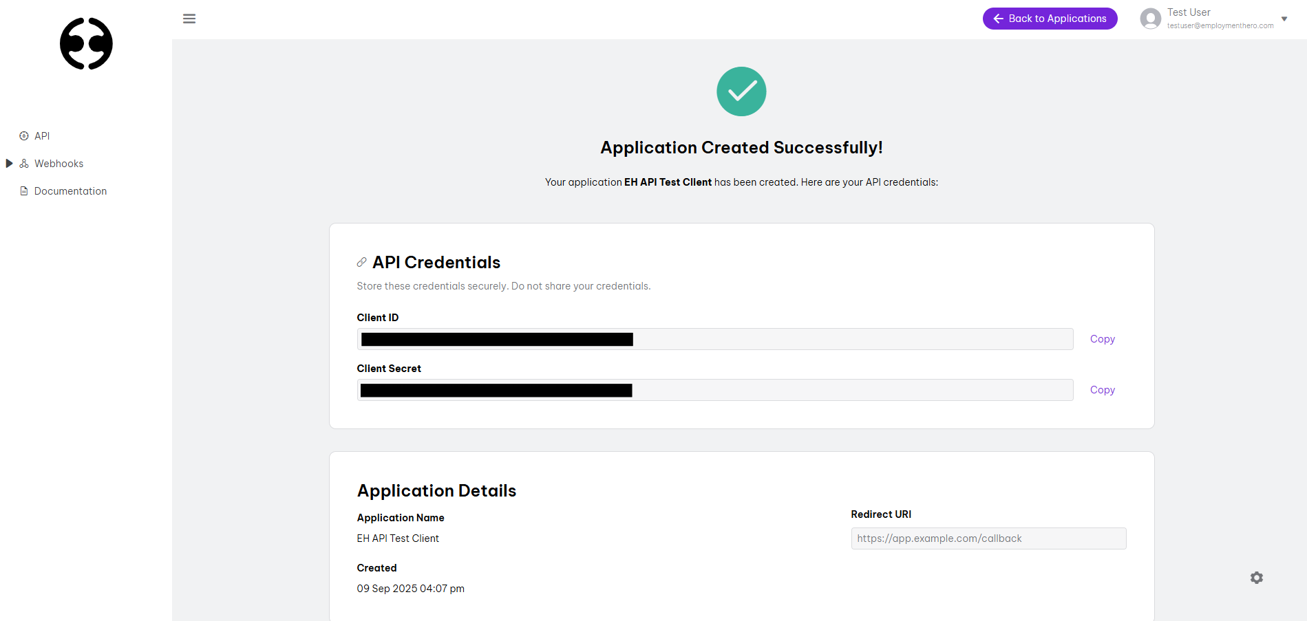 Credentials